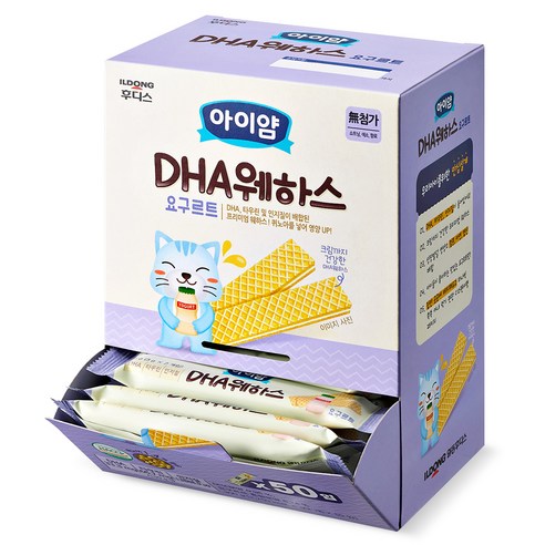아이얌 DHA웨하스 요구르트, 6g, 1개