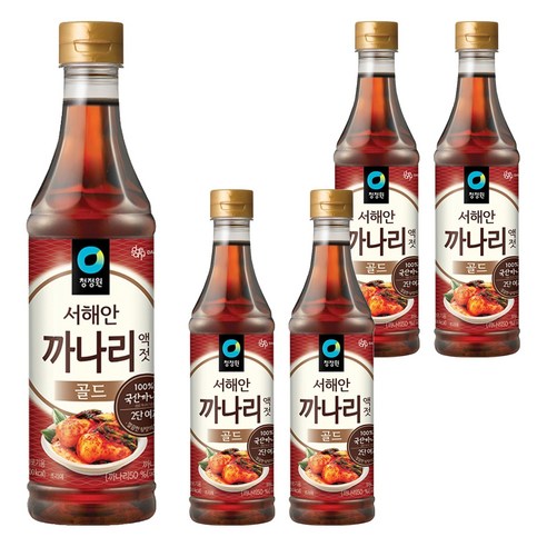 대상 청정원 까나리 액젓 골드, 1kg, 5개