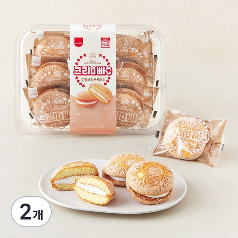 삼립 정통 크림 붓세, 42g, 6개입, 2개