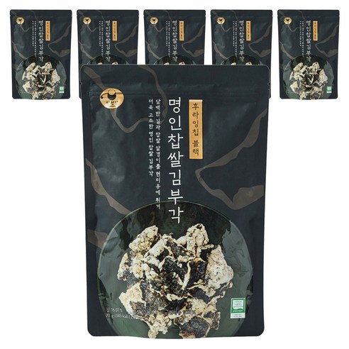 만전김 명인 찹쌀 김부각, 70g, 6개