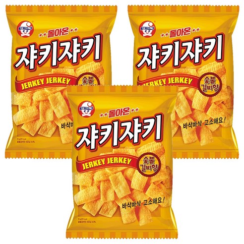 쟈키쟈키 빙그레 숯불갈비향, 70g, 3개