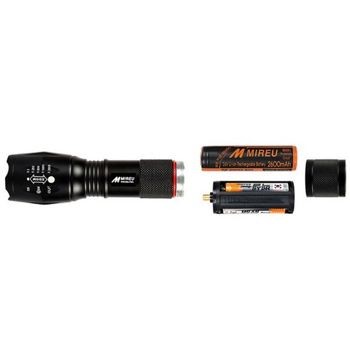 MIREU LED 줌 라이트 손전등 하나면 어둠 속에서도 걱정 끝!