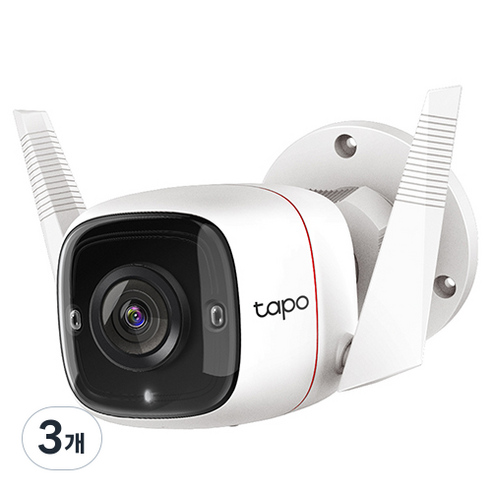 타포 300만화소 고정형 방수 매장용 CCTV 카메라 실내외겸용, TC65, 3개