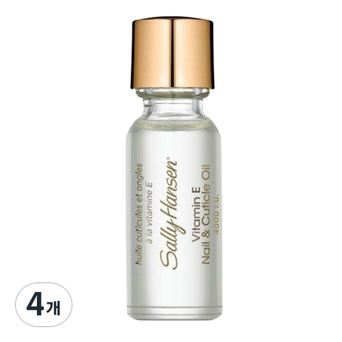 샐리한센 비타민E 네일 큐티클오일, 13.3ml, 4개