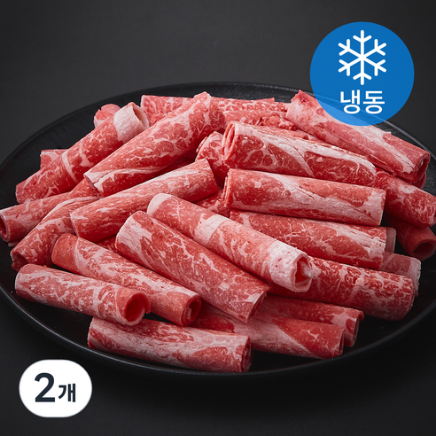 푸드장 미국산 초이스 척아이롤 샤브용 (냉동), 2개, 1.5kg