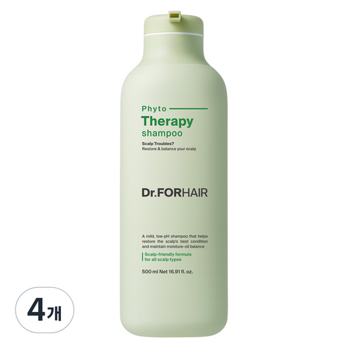 닥터포헤어 피토테라피 샴푸, 4개, 500ml