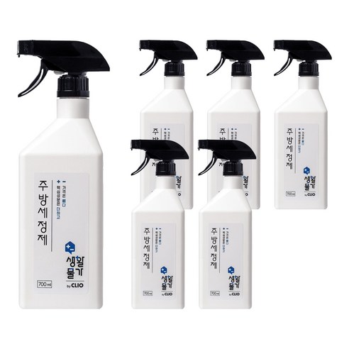 크리오 생활물가 주방 청소 세정제, 700ml, 6개
