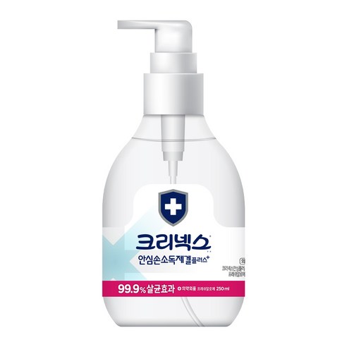 크리넥스 안심 손소독제겔 플러스, 250ml, 2개