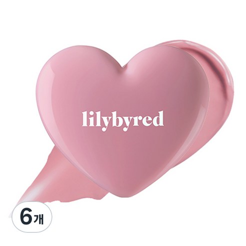 릴리바이레드 러브빔 치크밤 3.5g, 10 포도빔, 6개