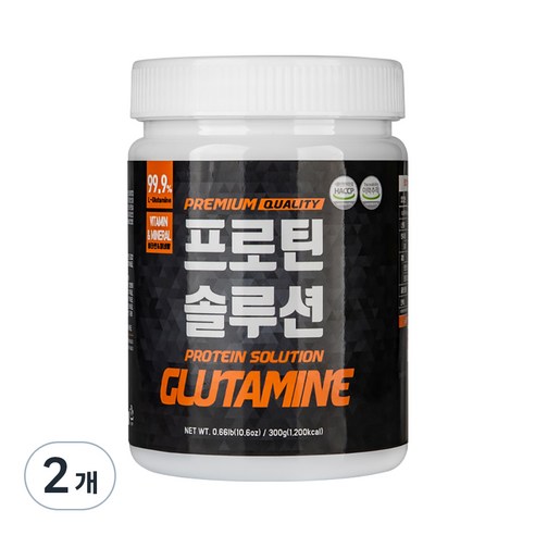 프로틴 솔루션 글루타민, 300g, 2개