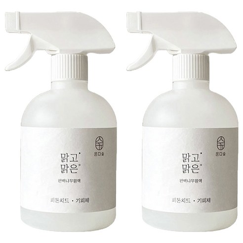 온다숲 편백향 피톤치드 벌레기피제 본품, 2개, 500ml