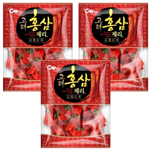 청우식품 고려 홍삼 제리 2, 3개, 350g