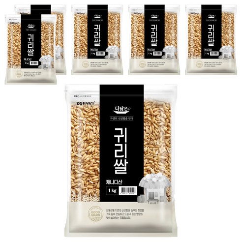 더담은 캐나다산 귀리쌀, 1kg, 6개