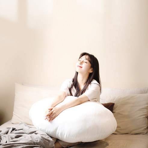일상나눔 찹쌀모찌 바디필로우, 화이트