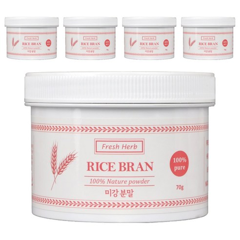 신선약초 미강 가루, 70g, 5개