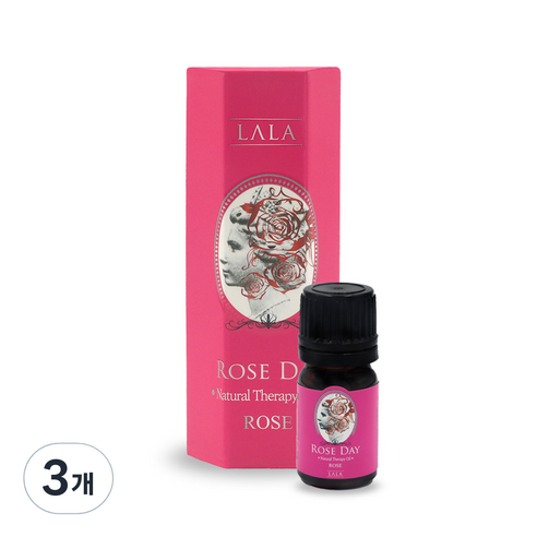 라라 로즈데이 여성청결제 로즈, 5ml, 3개