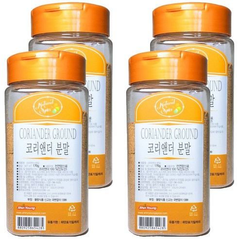 내츄럴스파이스 코리앤더 분말, 170g, 4개