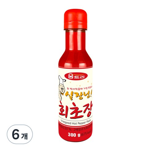 움트리 실장님 회초장, 300g, 6개
