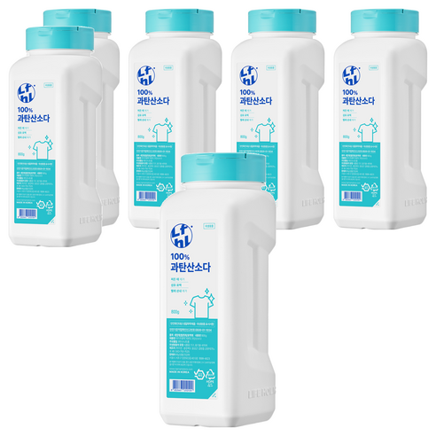 라이프홀릭 100% 과탄산소다, 800g, 6개