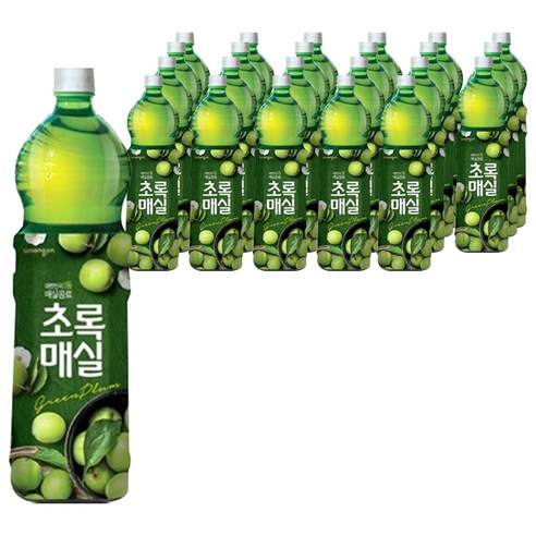 웅진 초록매실, 1.5L, 24개입