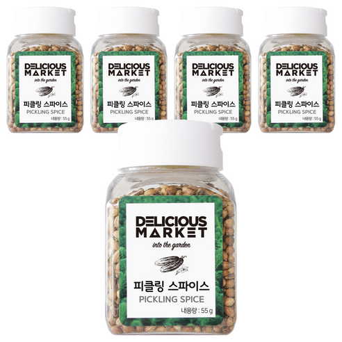 목화 피클링스파이스, 55g, 5개