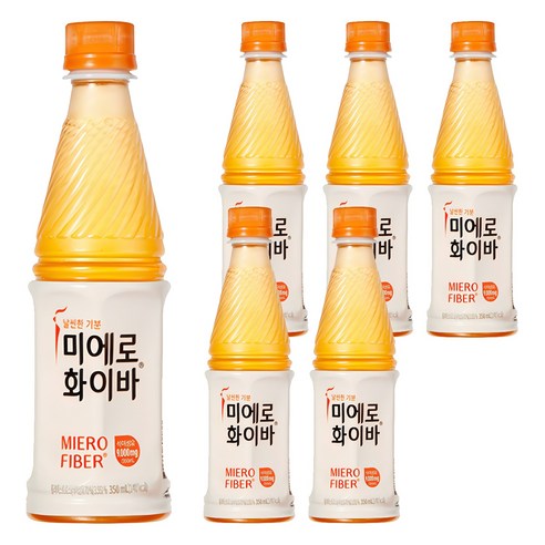 미에로화이바 PET, 350ml, 6개