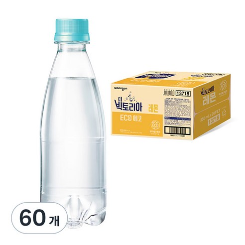 더빅토리아 무라벨 레몬 탄산음료, 350ml, 60개