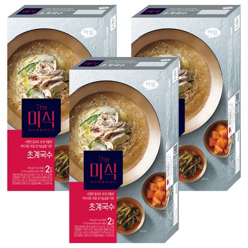 더미식 초계국수 2p, 422g, 3개