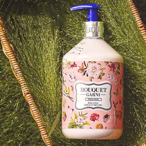 은은한 머스크향과 촉촉한 보습, 부케가르니 바디로션으로 하루 종일 기분 좋게!