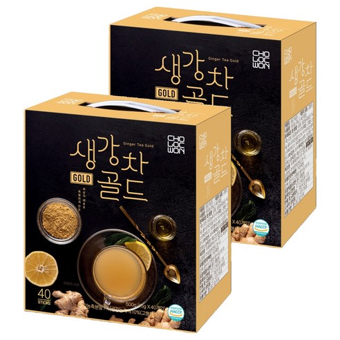 초록원 생강차골드, 2개, 40개입, 15g, 15g