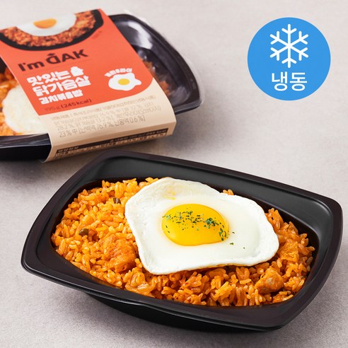 맛있는 닭가슴살 김치볶음밥 도시락 (냉동), 195g, 5개