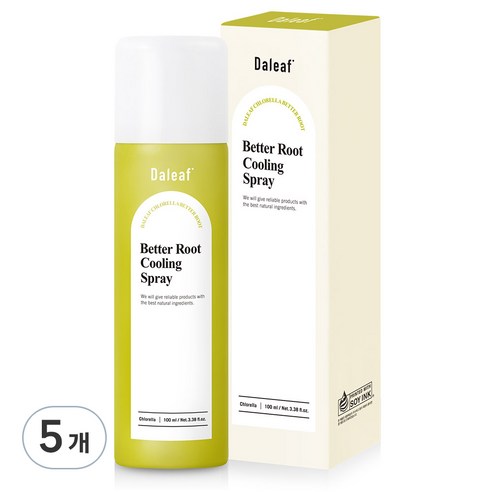 달리프 클로렐라 베러 루트 쿨링 스프레이 헤어에센스, 100ml, 5개