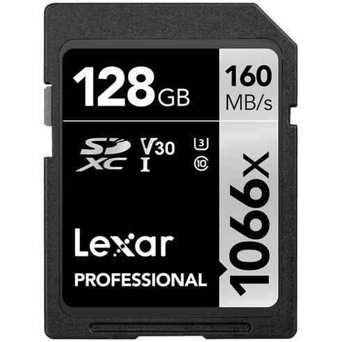 렉사 Professional 1066X SDXC UHS-I Cards, 128GB, 1개 렉사리더기