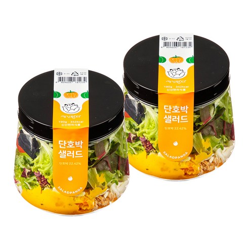 세끼판다 단호박 샐러드: 상쾌하고 편리한 식사 옵션