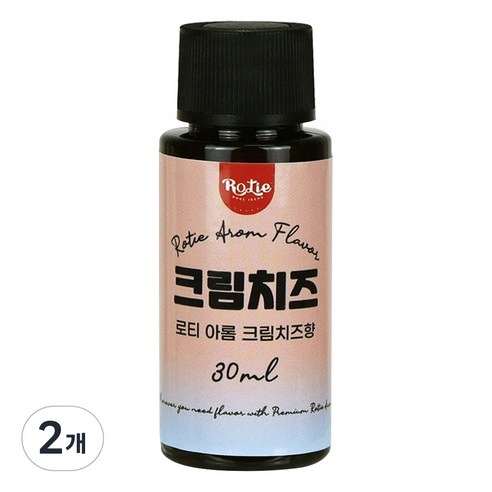 로티 식품향료 크림치즈향 아롬 30ml, 2개