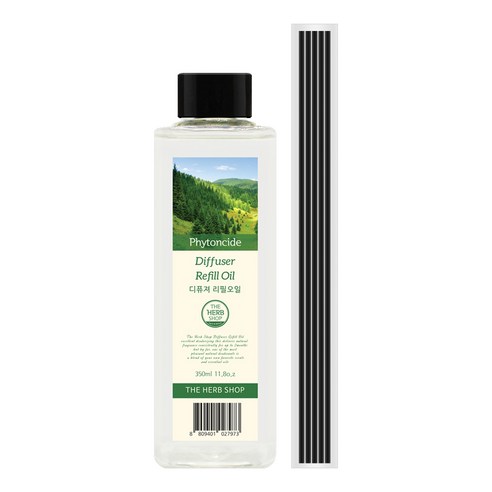 더허브샵 디퓨저 리필 오일, 피톤치드, 350ml, 1개