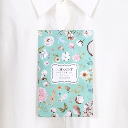 부케가르니 퍼퓸드 샤쉐 소프트코튼 본품, 20g, 4개