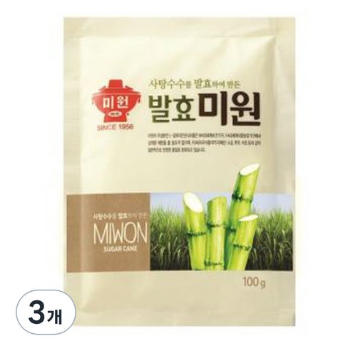 청정원 발효 미원, 100g, 3개