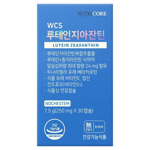 뉴트리코어 루테인지아잔틴, 30정, 1개