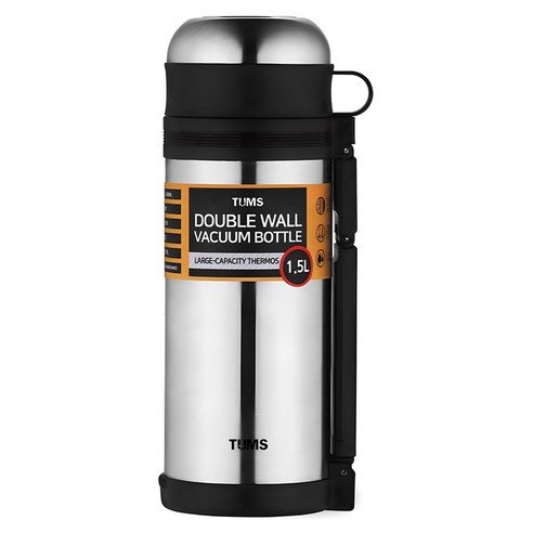 텀스 탱커 대용량 보온보냉병, 실버, 1.5L, 1개