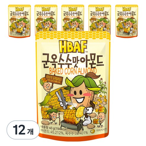 바프 군옥수수맛 아몬드