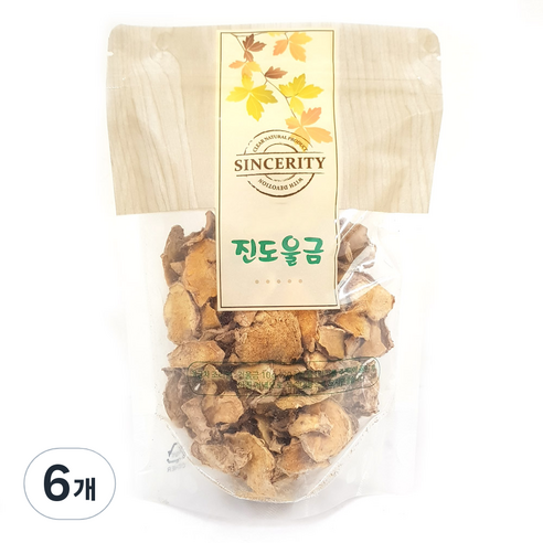 진도장모와 서울큰사위 건조 말린 울금, 100g, 6개