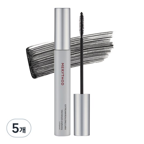 메리쏘드 익스트림 릴롱카라 8.5ml, 01 블랙, 5개