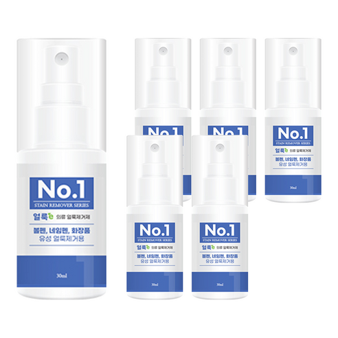 엘타얼룩이 의류 얼룩제거제 No1, 30ml, 6개