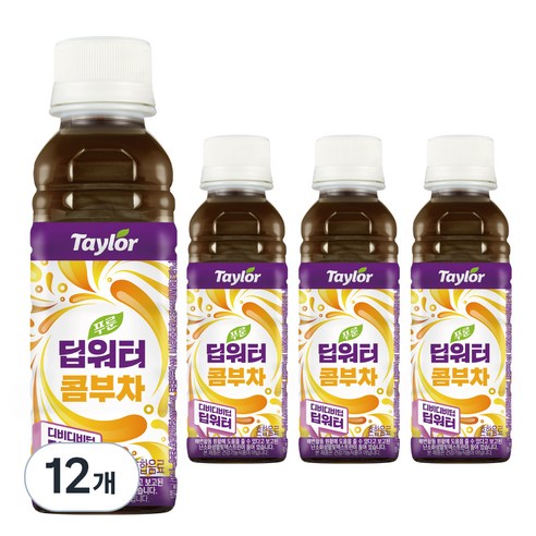 테일러 푸룬 딥워터 콤부차, 12개, 180ml