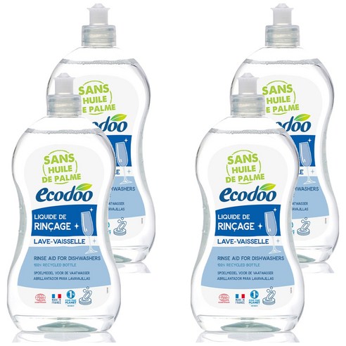 에코두 프랑스 식기세척기 린스, 500ml, 4개