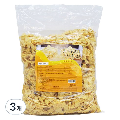 두부피 푸주건두부면 인조고기, 3개, 2.5kg