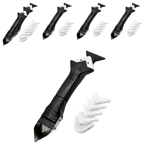 바벨롭 실리콘 제거기 스크래퍼 3in1 세트 01 스틸, 6세트