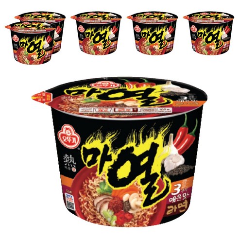 오뚜기 마열 라면 105g, 6개