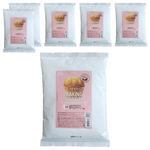 브레드가든 무알루미늄 착한 베이킹 파우더, 6개, 1kg